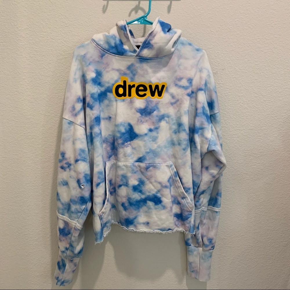 Drew house secret deconstructed hoodie -cloud